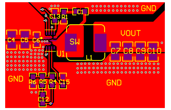 Texas Instruments recommended layout.