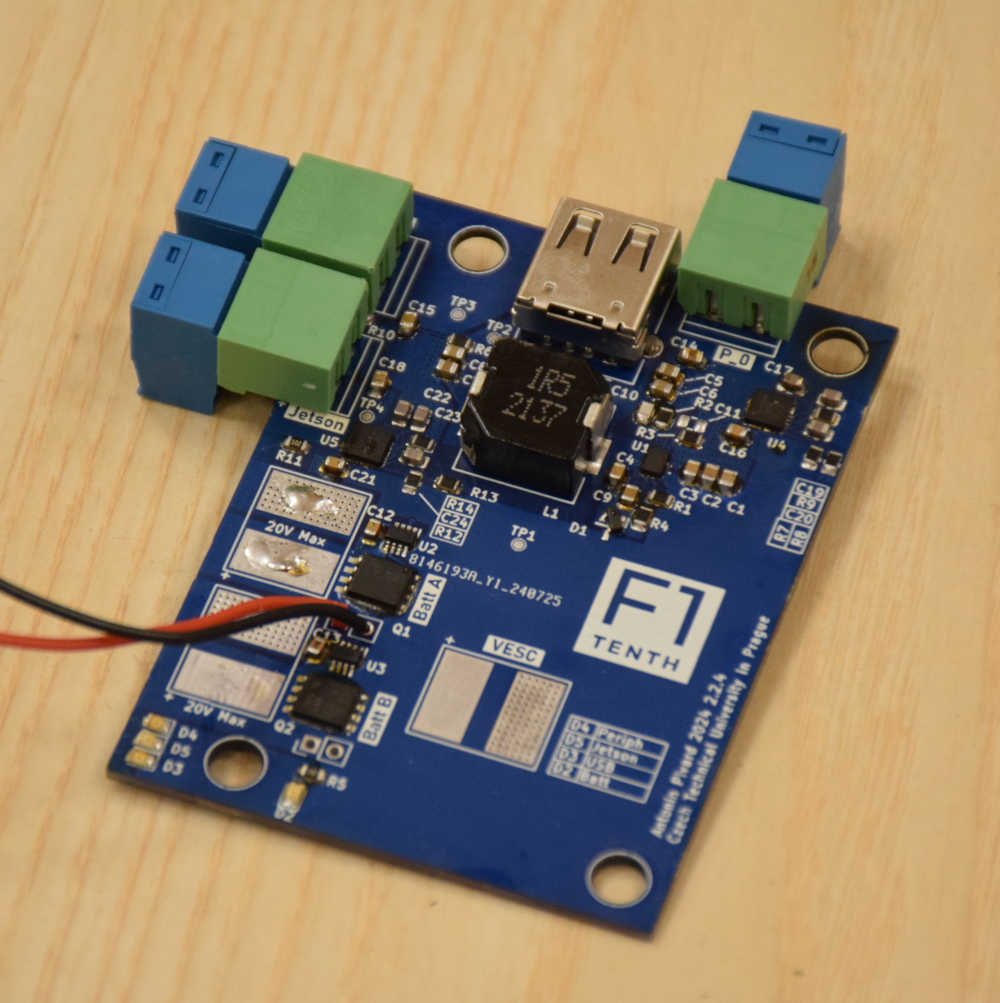 Front of the power board.