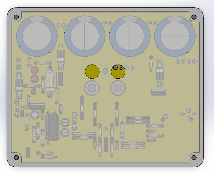 CAD model with enclosure