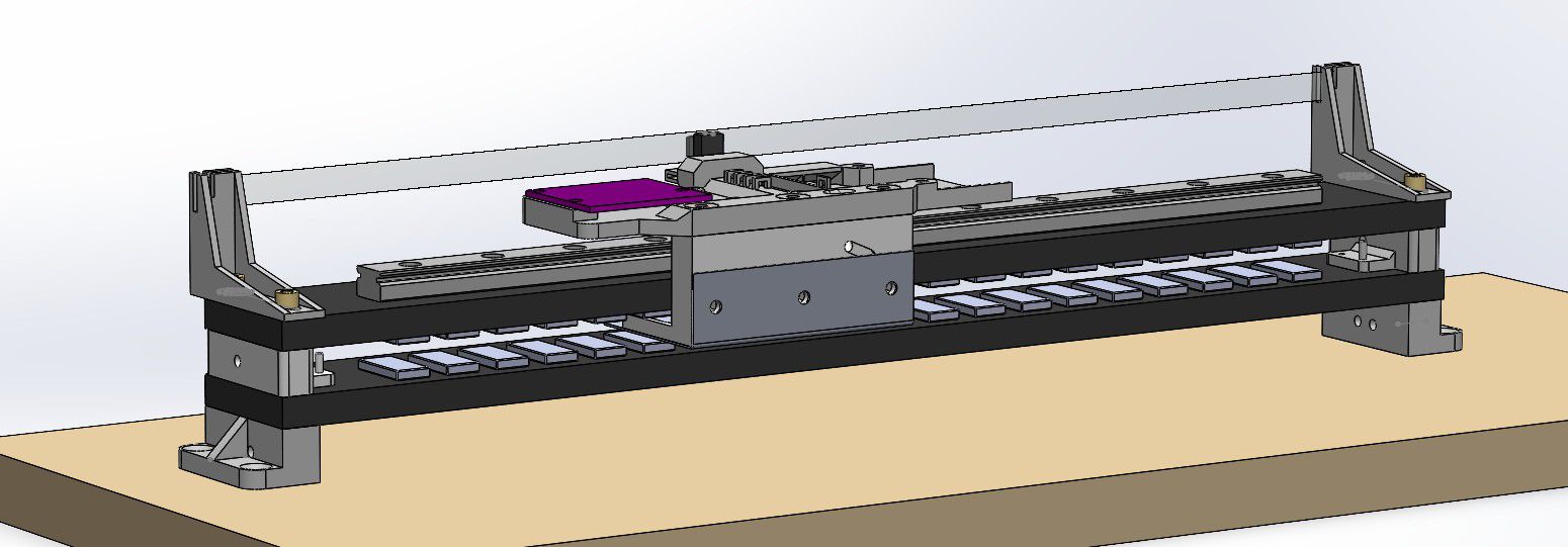 Complete motor assembly CAD model